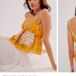 FREE PEOPLE NWT -  double date tank top